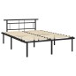 vidaXL Estructura de cama de metal negra 160x200 cm vidaXL Estructura de cama de metal negra 160x200 cm