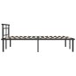 vidaXL Estructura de cama de metal negra 160x200 cm vidaXL Estructura de cama de metal negra 160x200 cm