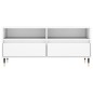 vidaXL Mueble para TV madera contrachapada blanco 100x34,5x44,5 cm