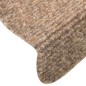 vidaXL Alfombrilla autoadhesiva de escalera 10 uds 56x17x3 cm crema vidaXL Alfombrilla autoadhesiva de escalera 10 uds 56x17x3 cm crema