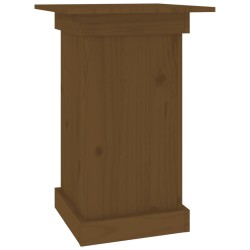 vidaXL Soporte para plantas madera maciza pino marrón miel 40x40x60 cm
