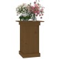 vidaXL Soporte para plantas madera maciza pino marrón miel 40x40x60 cm vidaXL Soporte para plantas madera maciza pino marrón miel 40x40x60 cm