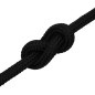 vidaXL Cuerda de trabajo poliéster negro 16 mm 50 m vidaXL Cuerda de trabajo poliéster negro 16 mm 50 m