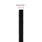 vidaXL Cuerda de trabajo poliéster negro 16 mm 50 m vidaXL Cuerda de trabajo poliéster negro 16 mm 50 m