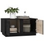 vidaXL Mesa de centro madera maciza de pino negro 80x50x40 cm vidaXL Mesa de centro madera maciza de pino negro 80x50x40 cm