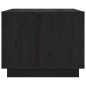 vidaXL Mesa de centro madera maciza de pino negro 80x50x40 cm vidaXL Mesa de centro madera maciza de pino negro 80x50x40 cm