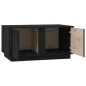 vidaXL Mesa de centro madera maciza de pino negro 80x50x40 cm vidaXL Mesa de centro madera maciza de pino negro 80x50x40 cm