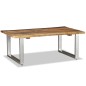 vidaXL Mesa de centro de madera maciza reciclada 100x60x38 cm vidaXL Mesa de centro de madera maciza reciclada 100x60x38 cm