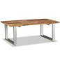 vidaXL Mesa de centro de madera maciza reciclada 100x60x38 cm vidaXL Mesa de centro de madera maciza reciclada 100x60x38 cm