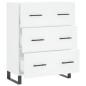 vidaXL Aparador de madera de ingeniería blanco 69,5x34x90 cm vidaXL Aparador de madera de ingeniería blanco 69,5x34x90 cm