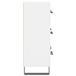 vidaXL Aparador de madera de ingeniería blanco 69,5x34x90 cm vidaXL Aparador de madera de ingeniería blanco 69,5x34x90 cm
