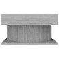 vidaXL Mesa de centro madera contrachapada gris Sonoma 57x57x30 cm vidaXL Mesa de centro madera contrachapada gris Sonoma 57x57x30 cm