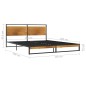 vidaXL Estructura de cama de metal 160x200 cm vidaXL Estructura de cama de metal 160x200 cm