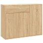vidaXL Aparador de madera contrachapada color roble Sonoma 88x30x70 cm vidaXL Aparador de madera contrachapada color roble Sonoma 88x30x70 cm