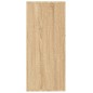 vidaXL Aparador de madera contrachapada color roble Sonoma 88x30x70 cm vidaXL Aparador de madera contrachapada color roble Sonoma 88x30x70 cm