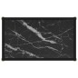 vidaXL Mesa de consola negro vidrio templado 60x35x75 cm vidaXL Mesa de consola negro vidrio templado 60x35x75 cm