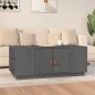 vidaXL Mesa de centro de madera maciza de pino gris 100x50x41 cm vidaXL Mesa de centro de madera maciza de pino gris 100x50x41 cm