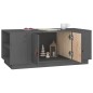 vidaXL Mesa de centro de madera maciza de pino gris 100x50x41 cm vidaXL Mesa de centro de madera maciza de pino gris 100x50x41 cm