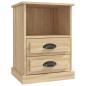 vidaXL Mesita de noche color roble Sonoma 43x36x60 cm vidaXL Mesita de noche color roble Sonoma 43x36x60 cm