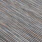 vidaXL Alfombra de exterior de tejido plano marrón y azul 120x170 cm vidaXL Alfombra de exterior de tejido plano marrón y azul 120x170 cm