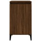 vidaXL Mesita de noche madera contrachapada roble marrón 40x35x70 cm vidaXL Mesita de noche madera contrachapada roble marrón 40x35x70 cm