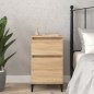 vidaXL Mesita de noche color roble sonoma 40x35x70 cm