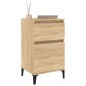 vidaXL Mesita de noche color roble sonoma 40x35x70 cm