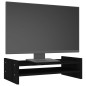 vidaXL Soporte para monitor madera maciza de pino negro 50x27x15 cm vidaXL Soporte para monitor madera maciza de pino negro 50x27x15 cm