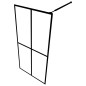 vidaXL Mampara de ducha vidrio templado esmerilado 140x195 cm vidaXL Mampara de ducha vidrio templado esmerilado 140x195 cm