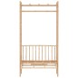 vidaXL Banco de jardín con pérgola bambú 116 cm vidaXL Banco de jardín con pérgola bambú 116 cm