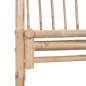 vidaXL Banco de jardín con pérgola bambú 116 cm vidaXL Banco de jardín con pérgola bambú 116 cm