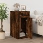 vidaXL Armario de escritorio contrachapada roble ahumado 40x49x75 cm vidaXL Armario de escritorio contrachapada roble ahumado 40x49x75 cm