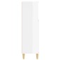 vidaXL Armario de baño madera contrachapada blanco brillo 30x30x100 cm vidaXL Armario de baño madera contrachapada blanco brillo 30x30x100 cm