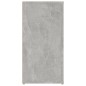 vidaXL Aparador de madera contrachapada gris hormigón 100x30x59,5 cm vidaXL Aparador de madera contrachapada gris hormigón 100x30x59,5 cm
