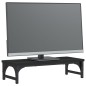 vidaXL Soporte para pantalla madera de ingeniería negro 55x23x14 cm vidaXL Soporte para pantalla madera de ingeniería negro 55x23x14 cm