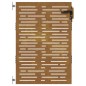 vidaXL Puerta de jardín acero corten diseño cuadrado 85x150 cm