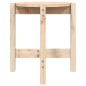 vidaXL Mesa de centro de madera de pino maciza Ø 42,5x45 cm vidaXL Mesa de centro de madera de pino maciza Ø 42,5x45 cm