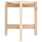 vidaXL Mesa de centro de madera de pino maciza Ø 42,5x45 cm vidaXL Mesa de centro de madera de pino maciza Ø 42,5x45 cm