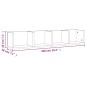 vidaXL Estante de pared para CD madera color roble marrón 100x18x18 cm vidaXL Estante de pared para CD madera color roble marrón 100x18x18 cm