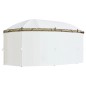 vidaXL Cenador blanco crema 530x350x265 cm vidaXL Cenador blanco crema 530x350x265 cm