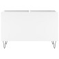 vidaXL Mueble para discos madera contrachapada blanco 74,5x38x48 cm vidaXL Mueble para discos madera contrachapada blanco 74,5x38x48 cm