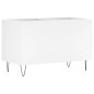 vidaXL Mueble para discos madera contrachapada blanco 74,5x38x48 cm vidaXL Mueble para discos madera contrachapada blanco 74,5x38x48 cm