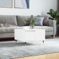 vidaXL Mesa de centro madera contrachapada blanco 55x55x36,5 cm vidaXL Mesa de centro madera contrachapada blanco 55x55x36,5 cm
