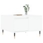 vidaXL Mesa de centro madera contrachapada blanco 55x55x36,5 cm vidaXL Mesa de centro madera contrachapada blanco 55x55x36,5 cm
