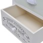 vidaXL Mesita de noche de estilo francés de madera vidaXL Mesita de noche de estilo francés de madera