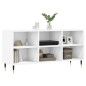vidaXL Mueble de TV madera de ingeniería blanco 103,5x30x50 cm