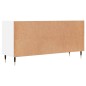 vidaXL Mueble de TV madera de ingeniería blanco 103,5x30x50 cm