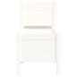 vidaXL Jardinera de madera de pino maciza blanca 178,5x44x75 cm vidaXL Jardinera de madera de pino maciza blanca 178,5x44x75 cm