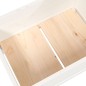 vidaXL Jardinera de madera de pino maciza blanca 178,5x44x75 cm vidaXL Jardinera de madera de pino maciza blanca 178,5x44x75 cm