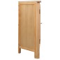 vidaXL Armario de esquina de madera maciza de roble 59x45x80 cm vidaXL Armario de esquina de madera maciza de roble 59x45x80 cm